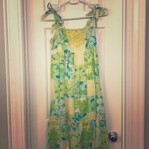 Lilly Pulitzer shoulder tie dress